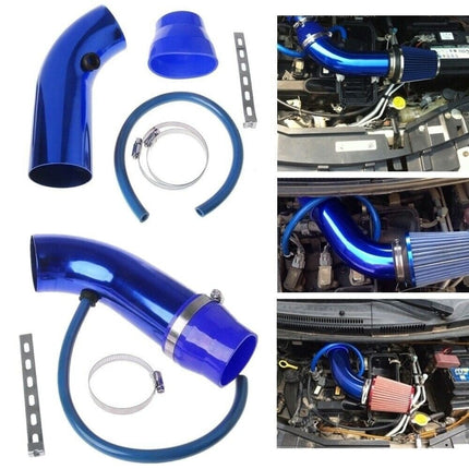 VCTparts Open Luchtfilter met Inlaatpijp Set Blauw - Sport Filter met Cold air intake NORGOS 3