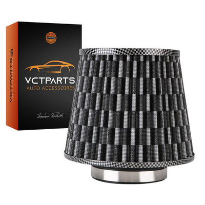 Open Luchtfilter Zwart Carbon Sport Filter met Cold Air Intake – Meer Vermogen en Betere Luchtstroom