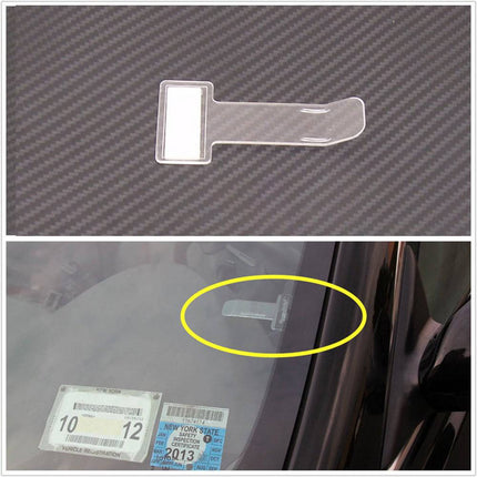 VCTparts Parkeerkaart Houder Autoraam – Zelfklevende Ticketclip Voorruit – Kaarthouder Parkeerbewijs Raamklem Universeel NORGOS 8