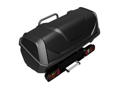 Peruzzo Spazio Bagagebox Set 340L Zwart Complete Set voor 2 E-Bikes met Kantelfunctie Afsluitbaar