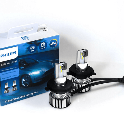 Philips Philips H4 Ultinon LED 6500K Koplampen Dimlicht 12 - 24v Wit (set) NORGOS 10