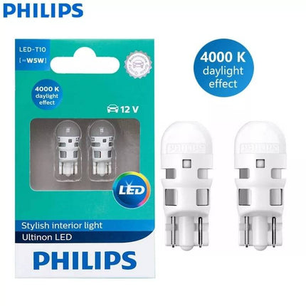 Philips Philips Ultinon T10 LED 4000K Wit Verlichting 12V W5W (set) [Stadsverlichting - Parkeerverlichting - Kentekenverlichting - Interieurverlichting] NORGOS 1