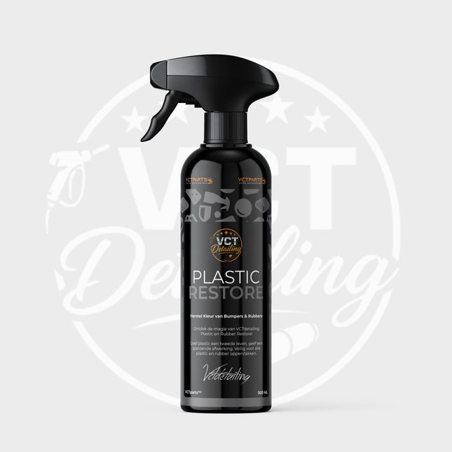 Plastic/Rubber Restore Premium Bumper en Rubber Kleurherstel 500ML Beschermd Langdurig - VCTparts.nl