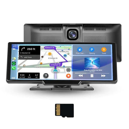 Podofo Podofo A3073 9.3 - inch Auto Scherm met CarPlay en Android Auto – Inclusief Voor - en Achtercamera Dashcam INNPRO 8