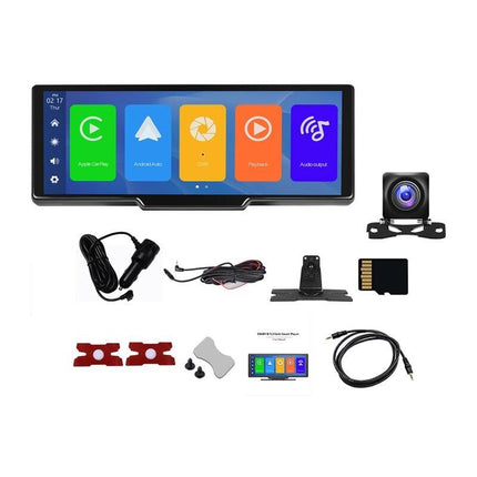 Podofo Podofo A3073 9.3 - inch Auto Scherm met CarPlay en Android Auto – Inclusief Voor - en Achtercamera Dashcam INNPRO 6