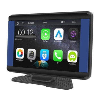 Podofo A3431 7.0-inch Auto Scherm – CarPlay, Android Auto, Bluetooth en HD-touchscreen