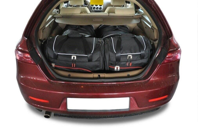Kjust Reistassenset voor Alfa Romeo 159 Sportwagon 2006-2012 - Set van 4 Tassen met 2 Roltassen en 2 Sporttassen