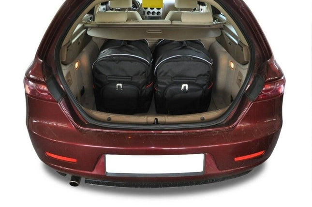 Kjust Reistassenset voor Alfa Romeo 159 Sportwagon 2006-2012 - Set van 4 Tassen met 2 Roltassen en 2 Sporttassen