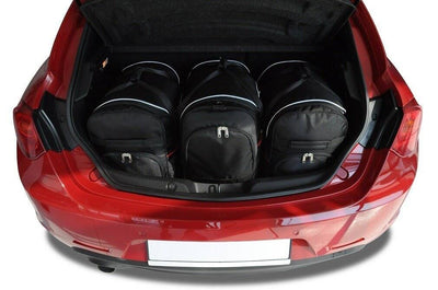 Kjust Reistassenset voor Alfa Romeo Giulietta 5-deurs 2010-2019 - Set van 3 Tassen met 2 Roltassen en 1 Sporttas