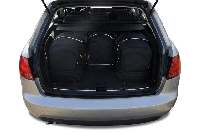 Kjust Reistassenset voor Audi A4 Avant 2002-2005 - Set van 4 Tassen met 2 Roltassen en 2 Sporttassen