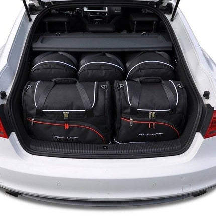 Kjust Reistassenset voor Audi A5 Sportback 2009-2017 - Set van 5 Tassen met 3 Roltassen en 2 Sporttassen