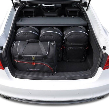 Kjust Reistassenset voor Audi A5 Sportback 2009-2017 - Set van 5 Tassen met 3 Roltassen en 2 Sporttassen