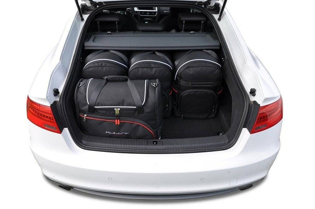 Kjust Reistassenset voor Audi A5 Sportback 2009-2017 - Set van 5 Tassen met 3 Roltassen en 2 Sporttassen