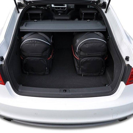 Kjust Reistassenset voor Audi A5 Sportback 2009-2017 - Set van 5 Tassen met 3 Roltassen en 2 Sporttassen
