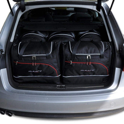 Kjust Reistassenset voor Audi A6 Allroad 2012-2018 - Set van 5 Tassen met 3 Roltassen en 2 Sporttassen