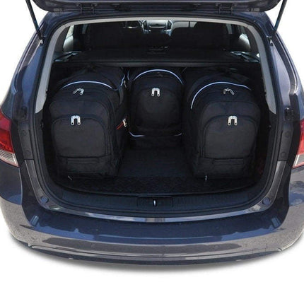 Kjust Reistassenset voor Chevrolet Cruze stationwagen 2012-2016 - Set van 4 Tassen met 2 Roltassen en 2 Sporttassen