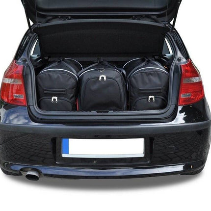 Kjust Reistassenset voor BMW 1 serie 5-deurs 2004-2011 - Set van 3 Tassen met 2 Roltassen en 1 Sporttas