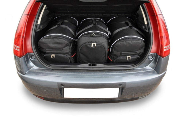 Kjust Reistassenset voor Citroen C4 5-deurs 2004-2010 - Set van 3 Tassen met 2 Roltassen en 1 Sporttas