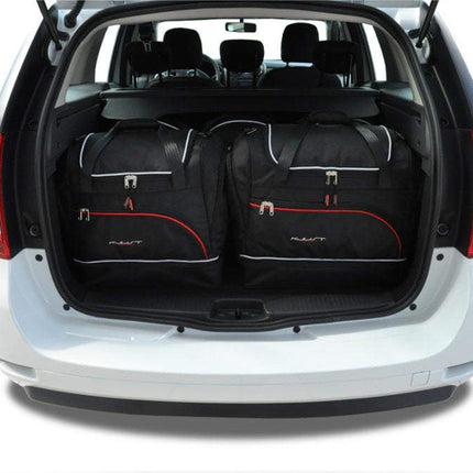 Kjust Reistassenset voor Dacia Logan van 2008-2013 - Set van 5 Tassen met 3 Roltassen en 2 Sporttassen