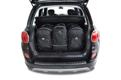 Kjust Reistassenset voor Fiat 500L vanaf 2012 - Set van 3 Tassen met 2 Roltassen en 1 Sporttas