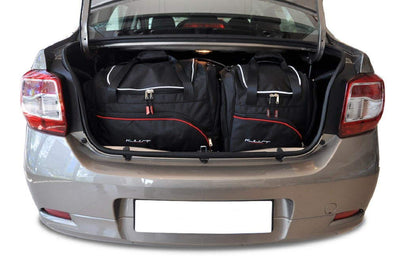 Kjust Reistassenset voor Dacia Logan Sedan 2012-2020 - Set van 5 Tassen met 3 Roltassen en 2 Sporttassen