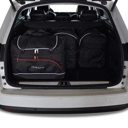 Kjust Reistassenset voor Citroen C5 Tourer stationwagen 2008-2018 - Set van 5 Tassen met 3 Roltassen en 2 Sporttassen