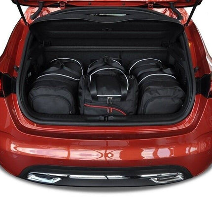 Kjust Reistassenset voor Citroen DS4 5-deurs 2010-2015 - Set van 4 Tassen met 2 Roltassen en 2 Sporttassen