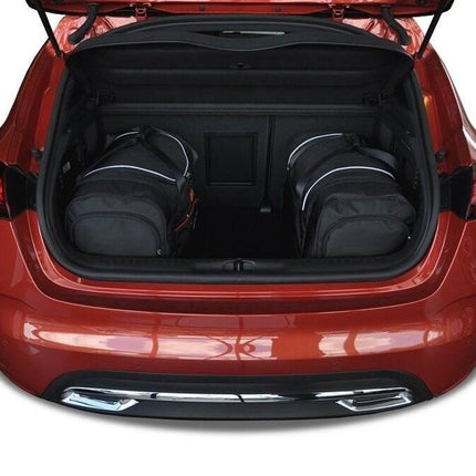Kjust Reistassenset voor Citroen DS4 5-deurs 2010-2015 - Set van 4 Tassen met 2 Roltassen en 2 Sporttassen