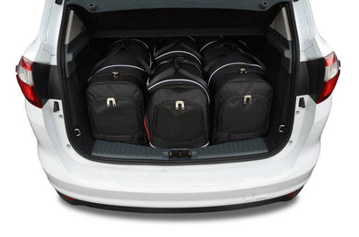 Kjust Reistassenset voor Ford C-Max 2010-2019 - Set van 4 Tassen met 2 Roltassen en 2 Sporttassen