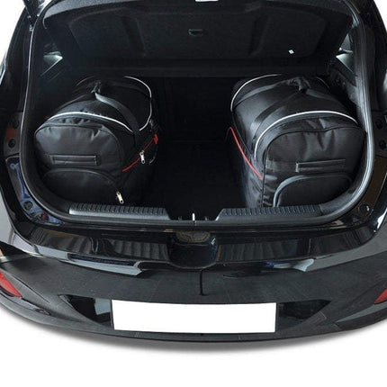 Kjust Reistassenset voor Hyundai i30 3-deurs 2013-2017 - Set van 4 Tassen met 2 Roltassen en 2 Sporttassen