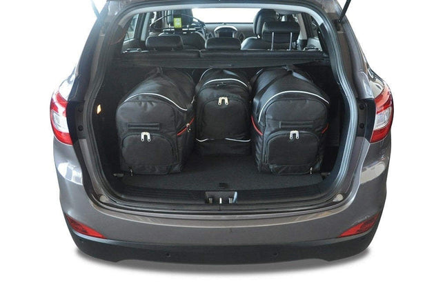 Kjust Reistassenset voor Hyundai iX35 2010-2015 - Set van 4 Tassen met 2 Roltassen en 2 Sporttassen