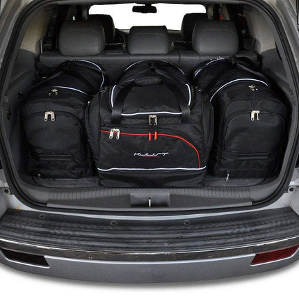 Kjust Reistassenset voor Jeep Grand Cherokee 2005-2011 - Set van 4 Tassen met 3 Roltassen en 1 Sporttas