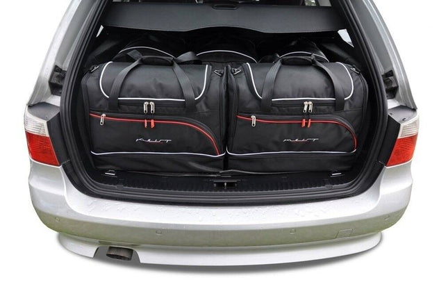 Kjust Reistassenset voor BMW 5 serie Touring 2004-2010 - Set van 5 Tassen met 3 Roltassen en 2 Sporttassen