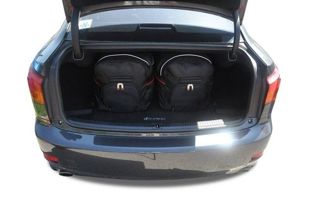 Kjust Reistassenset voor Lexus IS Sedan 2005-2013 - Set van 4 Tassen met 2 Roltassen en 2 Sporttassen