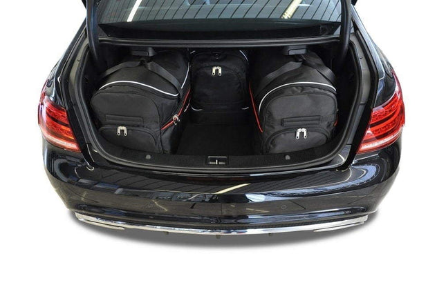 Kjust Reistassenset voor Mercedes Benz E-Klasse coupe 2009-2017 - Set van 4 Tassen met 2 Roltassen en 2 Sporttassen
