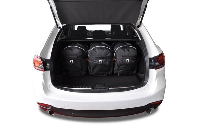 Kjust Reistassenset voor Mazda 6 Tourer 2013-2024 - Set van 5 Tassen met 3 Roltassen en 2 Sporttassen