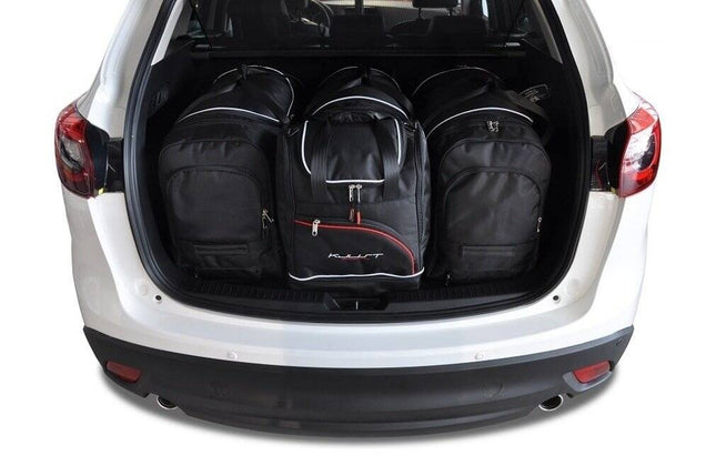 Kjust Reistassenset voor Mazda CX-5 2012-2017 - Set van 4 Tassen met 3 Roltassen en 1 Sporttas