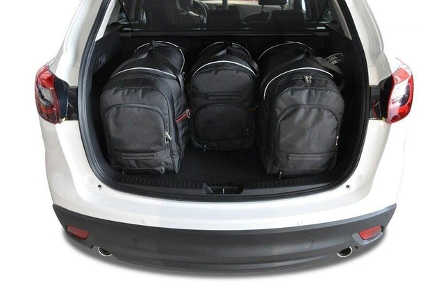 Kjust Reistassenset voor Mazda CX-5 2012-2017 - Set van 4 Tassen met 3 Roltassen en 1 Sporttas