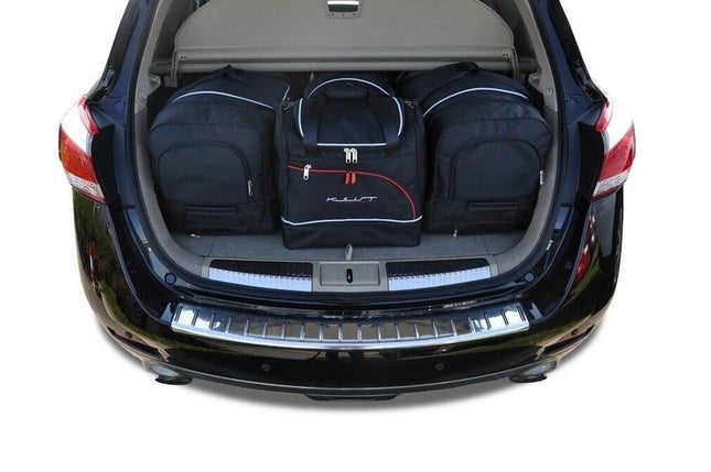Kjust Reistassenset voor Nissan Murano 2009-2014 - Set van 4 Tassen met 2 Roltassen en 2 Sporttassen