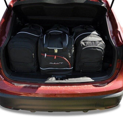 Kjust Reistassenset voor Nissan Qashqai 2007-2014 - Set van 4 Tassen met 2 Roltassen en 2 Sporttassen