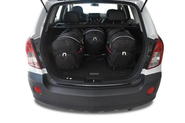 Kjust Reistassenset voor Opel Antara 2006-2016 - Set van 4 Tassen met 2 Roltassen en 2 Sporttassen