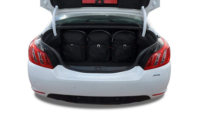 Kjust Reistassenset voor Peugeot 508 Sedan vanaf 2018 - Set van 5 Tassen met 3 Roltassen en 2 Sporttassen