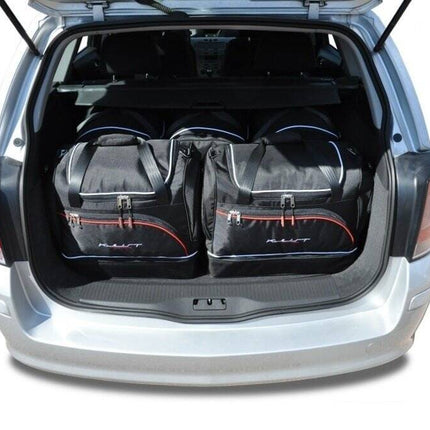 Kjust Reistassenset voor Opel Astra stationwagen 2004-2007 - Set van 5 Tassen met 3 Roltassen en 2 Sporttassen