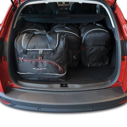 Kjust Reistassenset voor Renault Megane Sport Tourer 2009-2016 - Set van 5 Tassen met 3 Roltassen en 2 Sporttassen