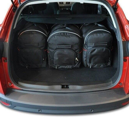Kjust Reistassenset voor Renault Megane Sport Tourer 2009-2016 - Set van 5 Tassen met 3 Roltassen en 2 Sporttassen