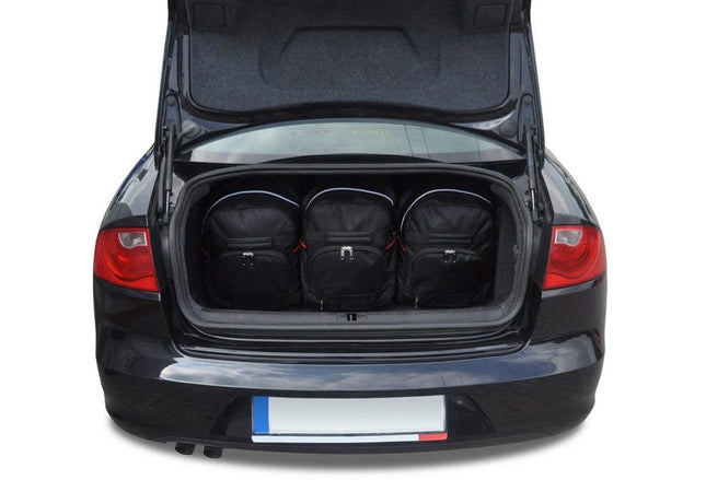Kjust Reistassenset voor Seat Exeo Sedan 2009-2013 - Set van 5 Tassen met 3 Roltassen en 2 Sporttassen