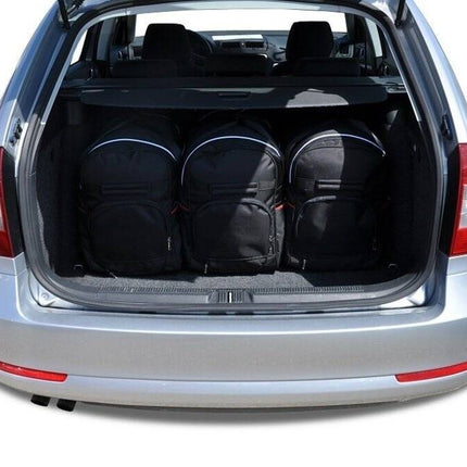 Kjust Reistassenset voor Skoda Octavia stationwagen 2009-2013 - Set van 5 Tassen met 3 Roltassen en 2 Sporttassen