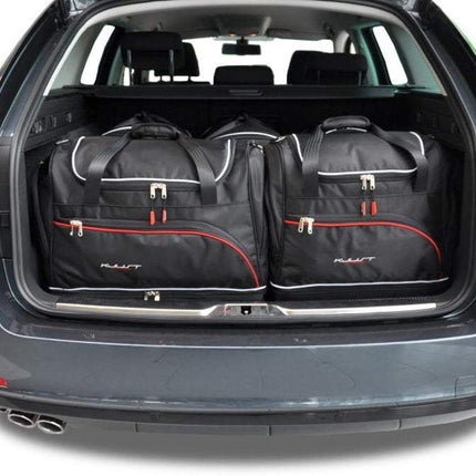 Kjust Reistassenset voor Skoda Superb stationwagen 2009-2015 - Set van 5 Tassen met 3 Roltassen en 2 Sporttassen