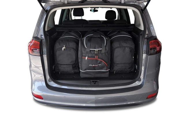 Kjust Reistassenset voor Opel Zafira Tourer 2011-2019 - Set van 4 Tassen met 3 Roltassen en 1 Sporttas