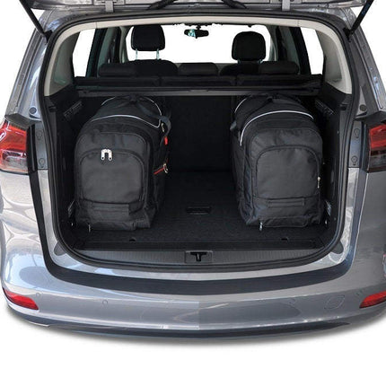 Kjust Reistassenset voor Opel Zafira Tourer 2011-2019 - Set van 4 Tassen met 3 Roltassen en 1 Sporttas